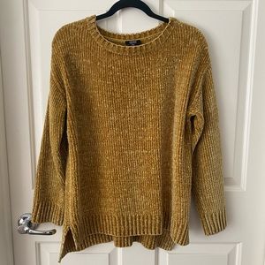 Yellow Chenille Sweater